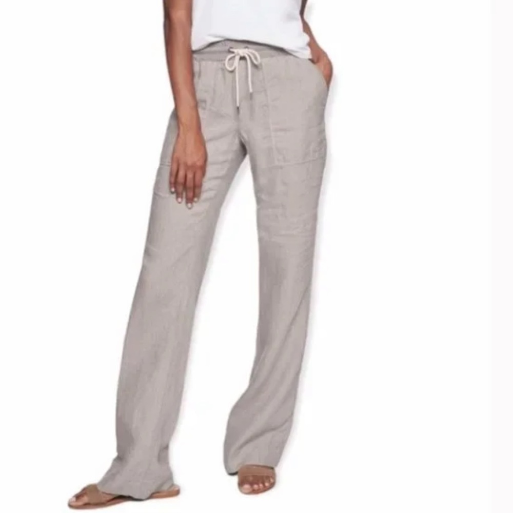 Athleta Beige Wide Leg Pants